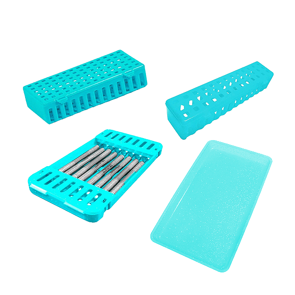 Kit Sterilys Estojo e Bandejas para Autoclave Tiffany com Glitter - Lysanda
