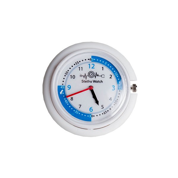 Relogio para Estetoscopio Stetho Watch Branco