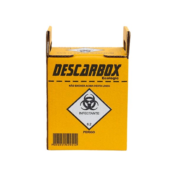 Coletor Perfuro-Cortante 3L Descarbox