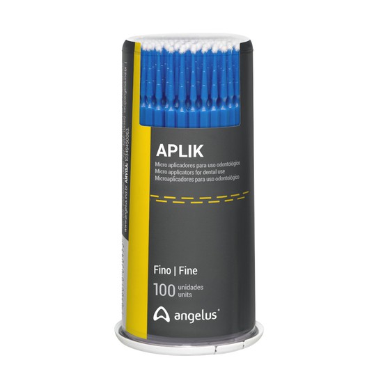 APLICADOR APLIK FINO AZUL 100UN ANGELUS