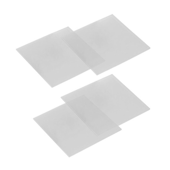 PLACA CRISTAL 1,00MM QUADR C/5 UND  ESSENCE DENTAL