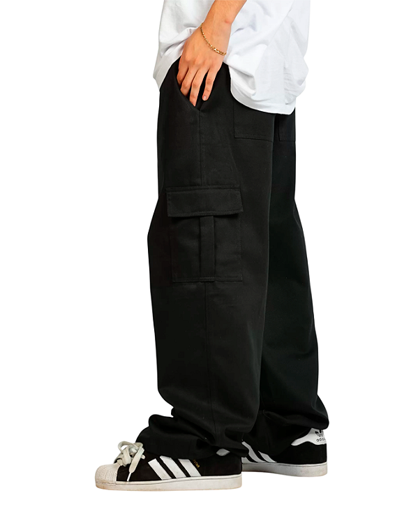 Calça Cargo Co Buka - Preta