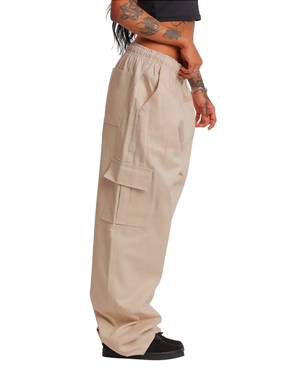Calça Cargo Co Buka - Bege
