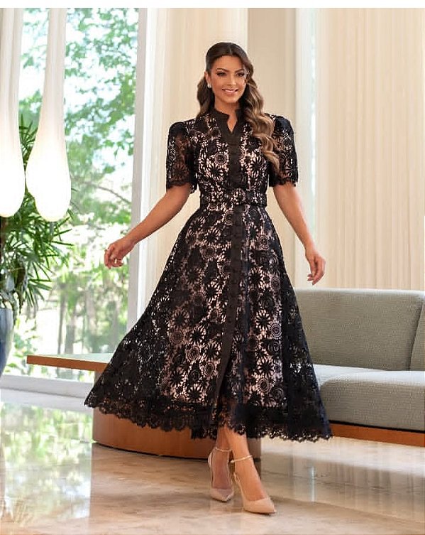 Vestido Gabriela - Elegância e Conforto para Todas as Ocasiões