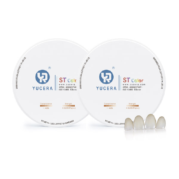 Bloco de Zirconia Dental Super Translúcido Colorido (para Sistema Aberto)