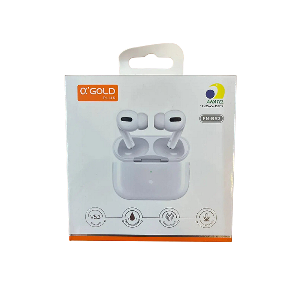 Fone Bluetooth FN-BR3 V5.3 - Gold