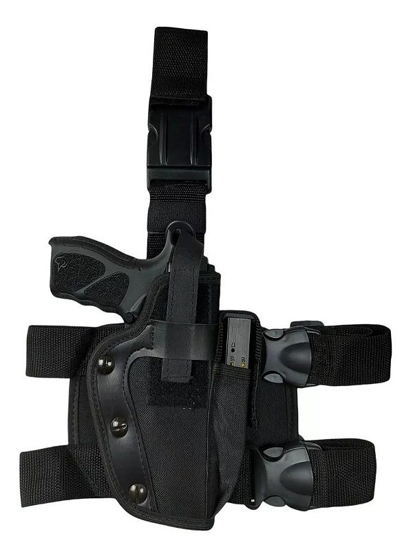 Coldre Robocop Tático Militar Universal Pistola Revolver Lado Destro