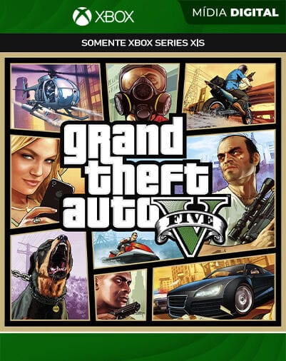 GTA 5 Grand Theft Auto V Xbox Series X|S Mídia Digital