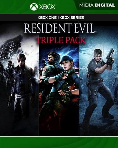Resident Evil 4 5 6 Triple Pack Xbox One Mídia Digital