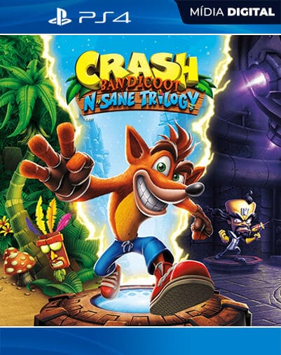 Crash Bandicoot N. Sane Trilogy Playstation 4 Mídia Digital