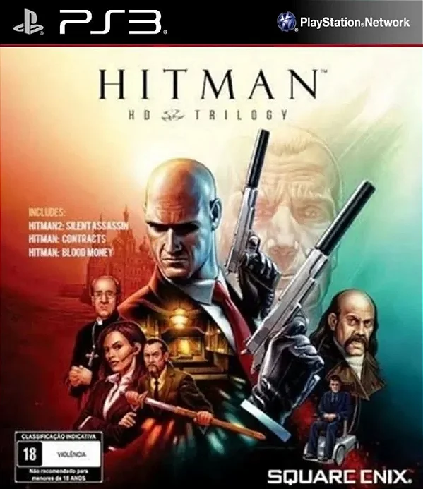 Hitman HD Coleção Trilogia (Clássico Ps2) Midia Digital Ps3