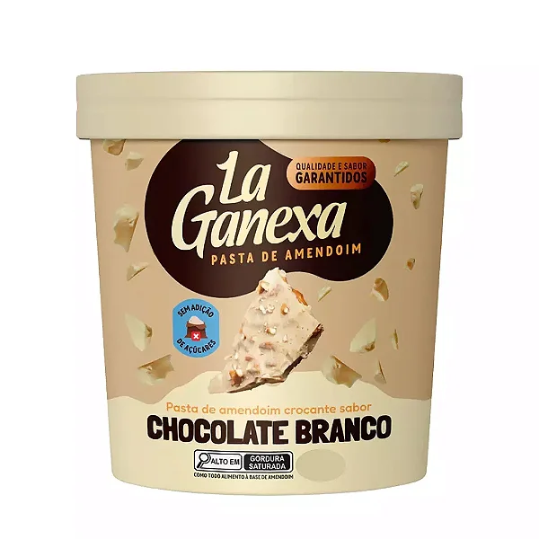 Pasta de Amendoim Integral (450g) La Ganexa