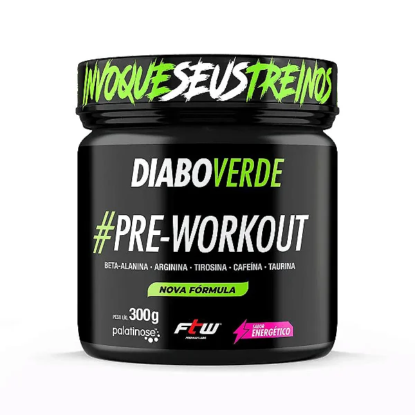 Pré-treino Diabo Verde Pre-Workout (300g) FTW