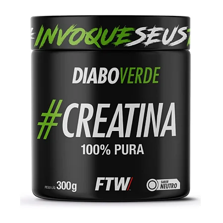 Creatina Diabo Verde FTW 300g Pura