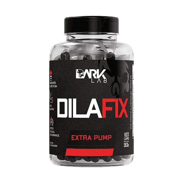 Vasodilatador Dilafix Extra Pump (120 Caps) Dark Lab