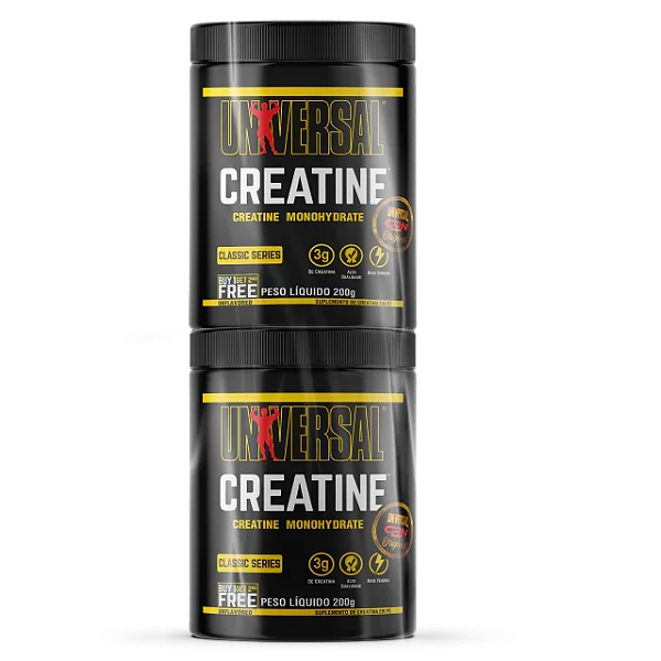 2x Creatina Universal Nutrition Creatine Monohydrate 200g
