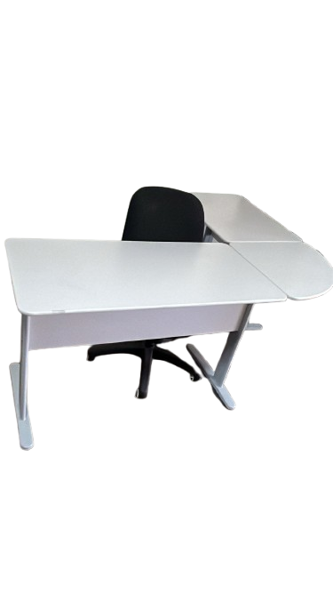 Mesa em L com Extensão Lateral