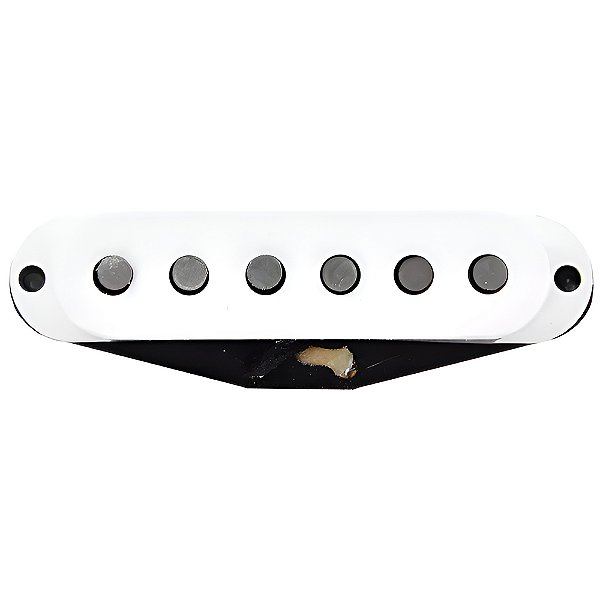 Captador Fleor Single Coil Branco Alnico V Ponte
