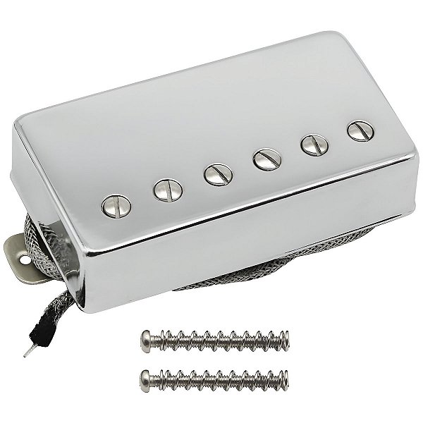 Captador Fleor Humbucker PAF Vintage Alnico 5 Cromado Ponte