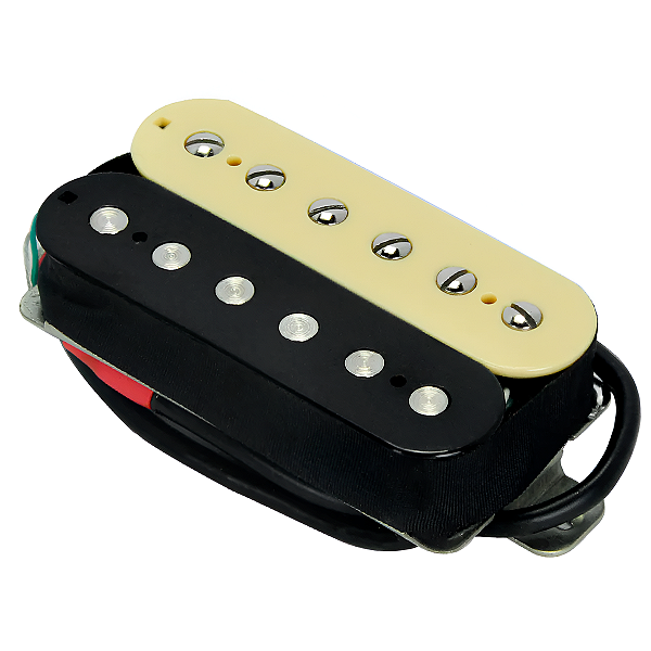Captador Fleor Humbucker PAF Alnico 5 Zebra Braço