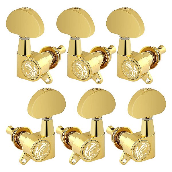 Tarraxas Meia Lua Blindada Dourada Thida 3x3