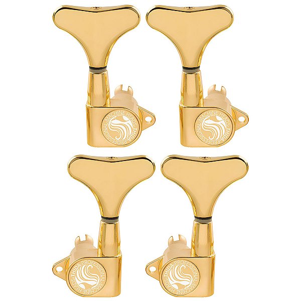 Tarraxas Blindada Dourada Timbrada Thida 4 Cordas 2x2