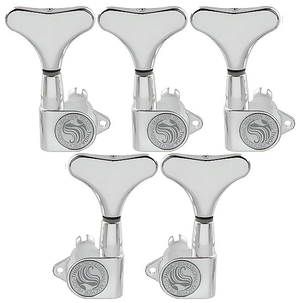 Tarraxas Blindada Cromada Timbrada Thida 5 Cordas 3x2