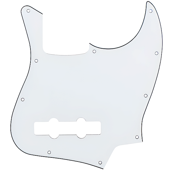 Escudo Thida Branco Jazz Bass 3 Camadas