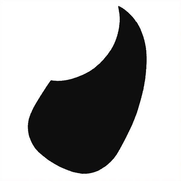 Escudo Thida Gota Preta com Adesivo Autocolante