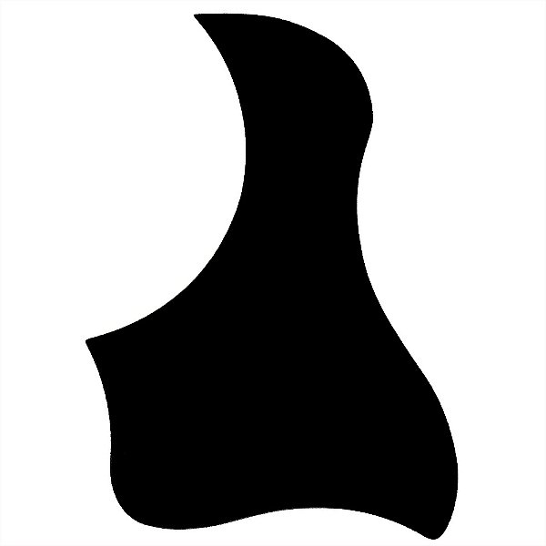 Escudo Thida Preta com Adesivo Autocolante