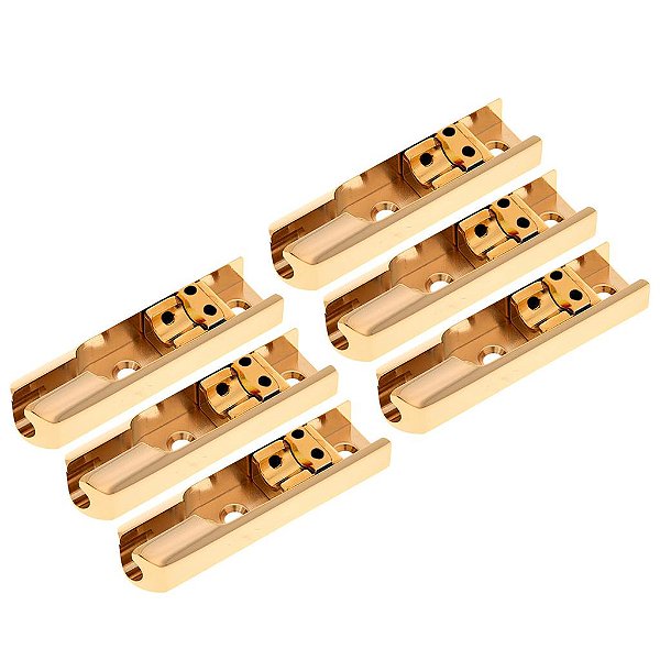 Ponte Thida Monorail Baixo 6 Cordas Dourada