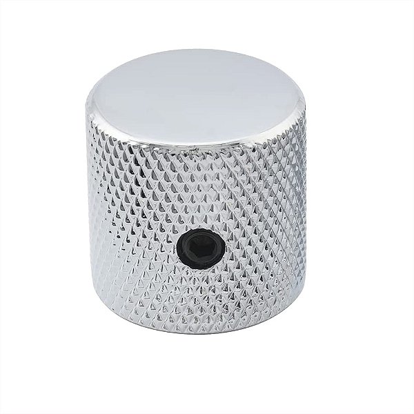 Knob Thida Flat Top Metal Cromado Com Trava