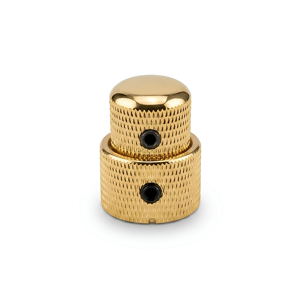 Knob Thida Concêntrico Metal Dourado Com Trava