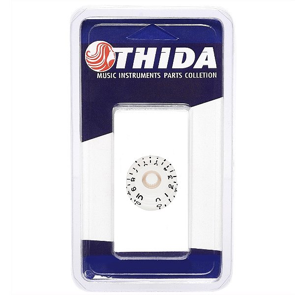 Knob Thida Branco e Preto Speed Control Les Paul