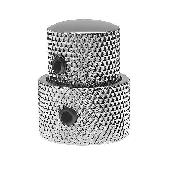 Knob RPC Concêntrico Metal Cromado Com Trava