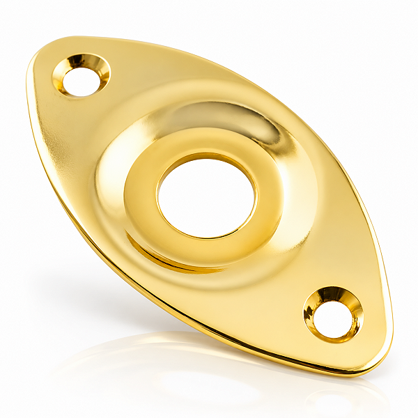 Plate Thida Oval Curvo Vintage Dourado