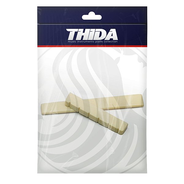 Rastilho e Pestana Thida Plástico Marfim Violão Clássico