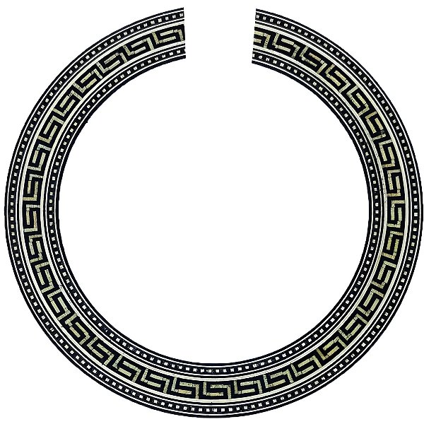 Roseta RPC Mosaico De Madeira Branco 92mm