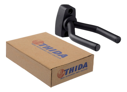 Suporte De Parede Thida Ajustável Emborrachado Preto