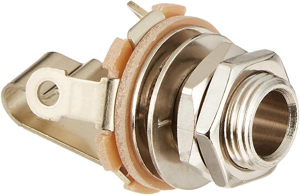 Jack P10 Mono Switchcraft Longo Duplo Níquel