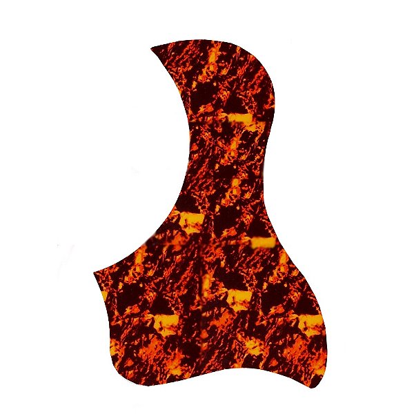 Escudo Thida Violão Folk Adesivo Autocolante Tortoise