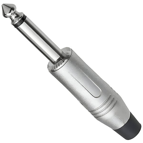 Plug Theodor P10 Mono Baquelit Metal Cromado