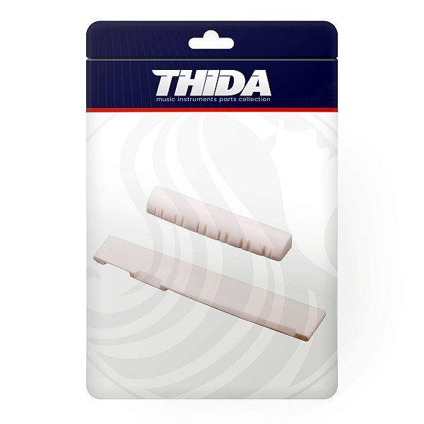 Rastilho e Pestana Thida Osso Violão Aço 12 Cordas