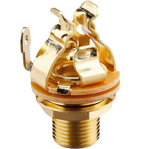 Jack P10 RPC Mono Multi Contato 1/4' Dourado