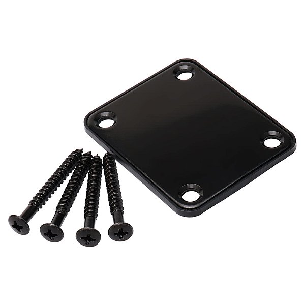 Neck Plate Preto Thida Com Borracha Protetora