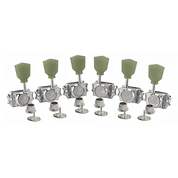 Tarraxa Com Trava Cromada Thida Tulipa Padrão Vintage 3x3