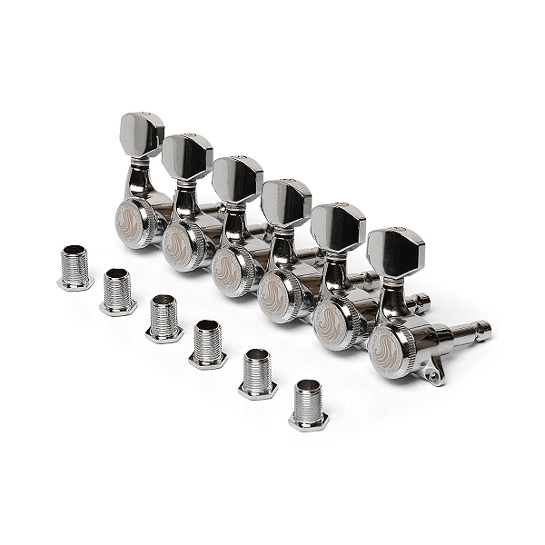 Tarraxa Cromadas Com Trava Thida Para Guitarra Em Linha 6R