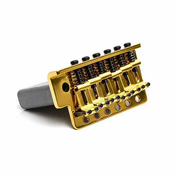 Ponte 6 Parafusos Thida Big Block Tremolo Dourada Guitarra