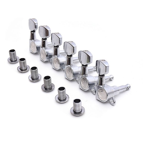 Tarraxas Blindadas Cromadas Thida Guitarra Em Linha