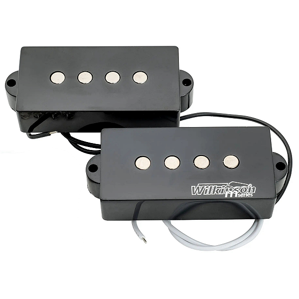Pickups Captadores Cerâmico Wilkinson Para Contra Baixo Precision Bass  de 4 Cordas